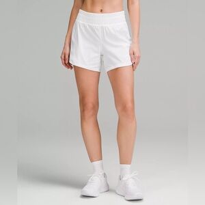 lululemon Track That High-Rise Lined Short 5" size 6